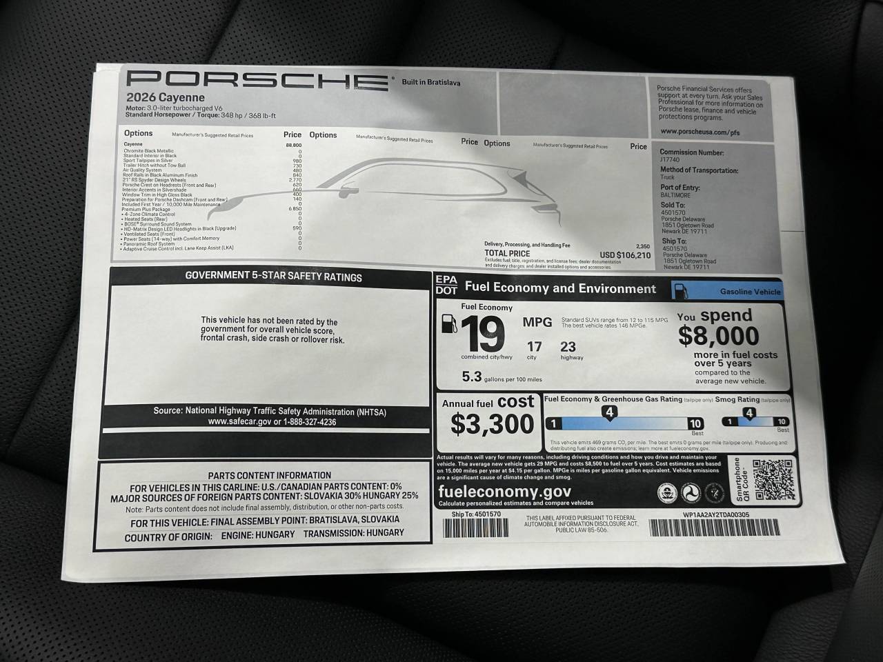 2026 Porsche Cayenne Newark DE