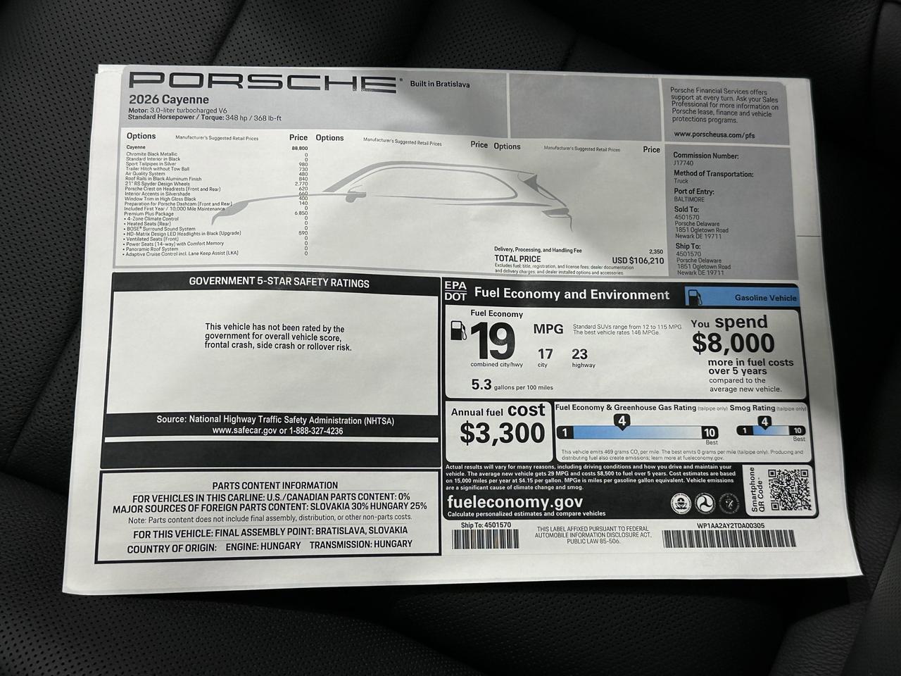 2026 Porsche Cayenne Newark DE