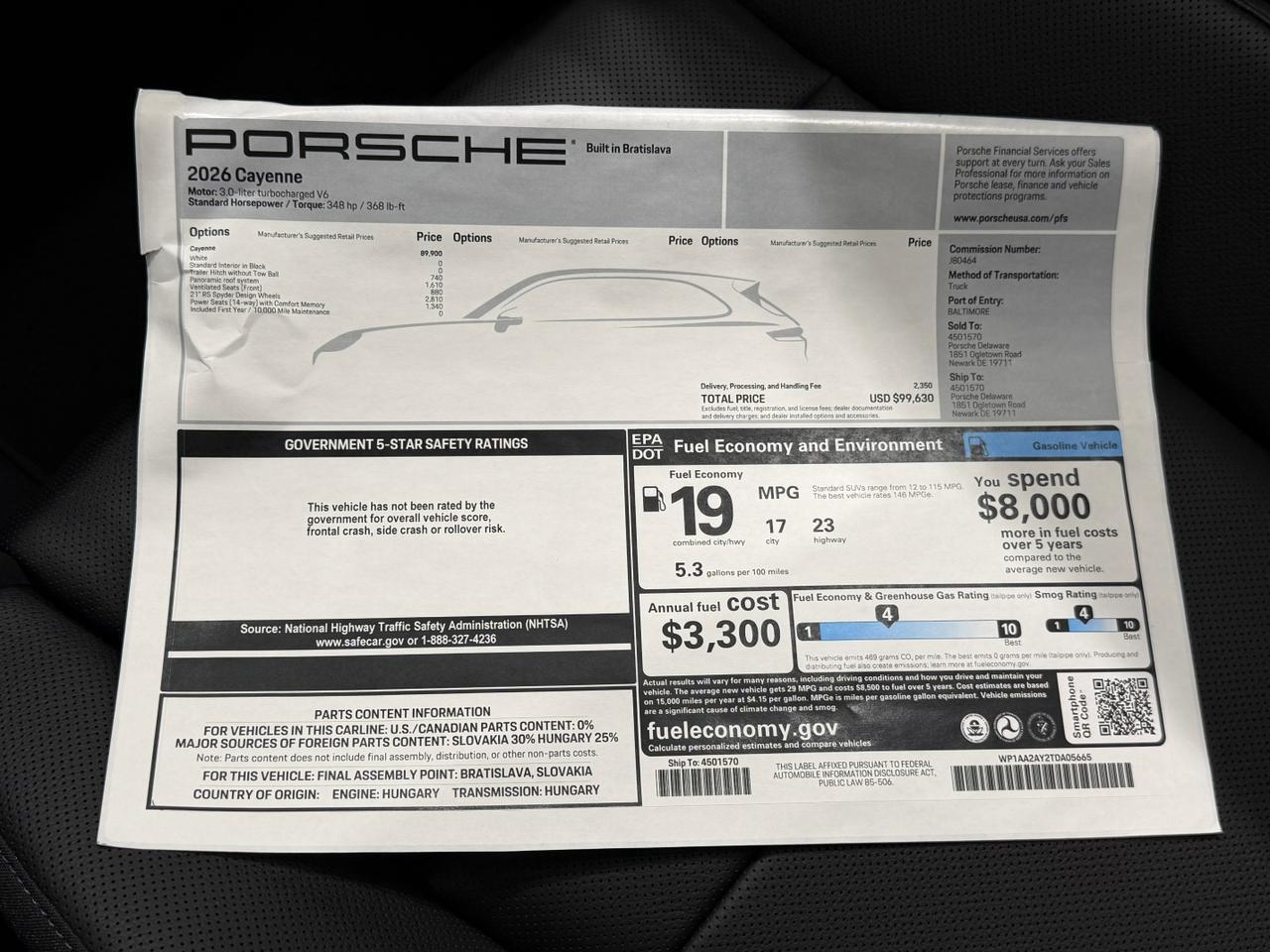 2026 Porsche Cayenne Newark DE
