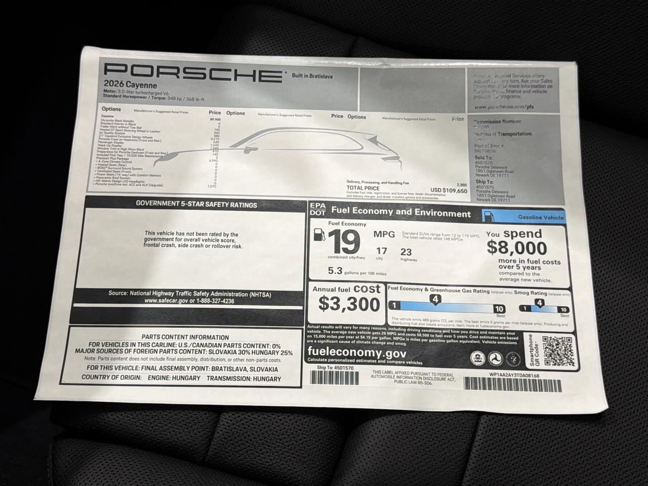 2026 Porsche Cayenne Newark DE