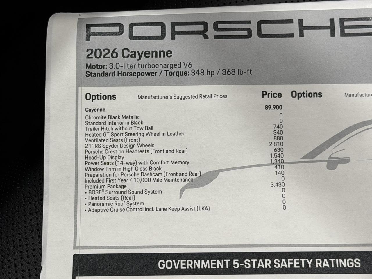 2026 Porsche Cayenne Newark DE