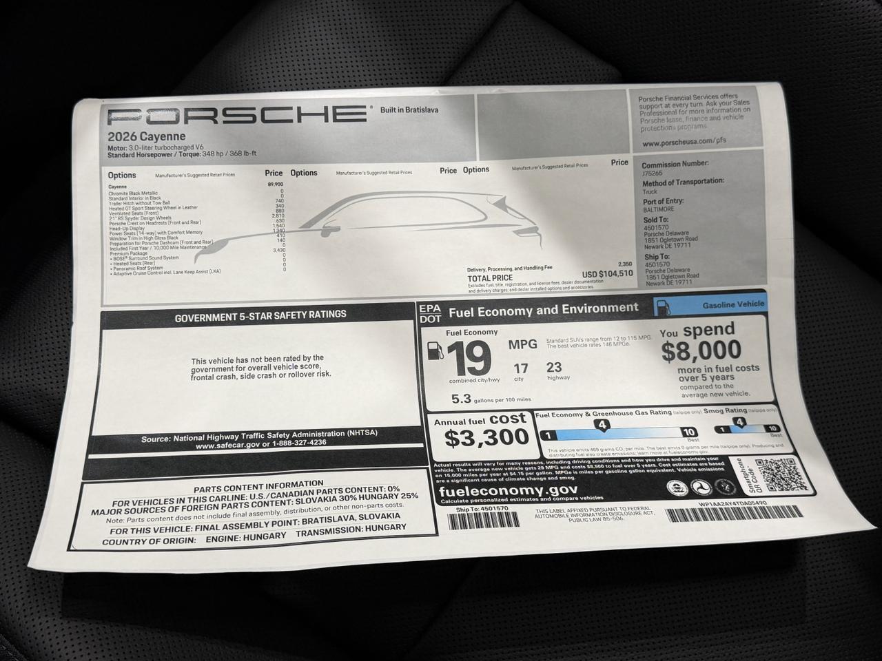 2026 Porsche Cayenne Newark DE