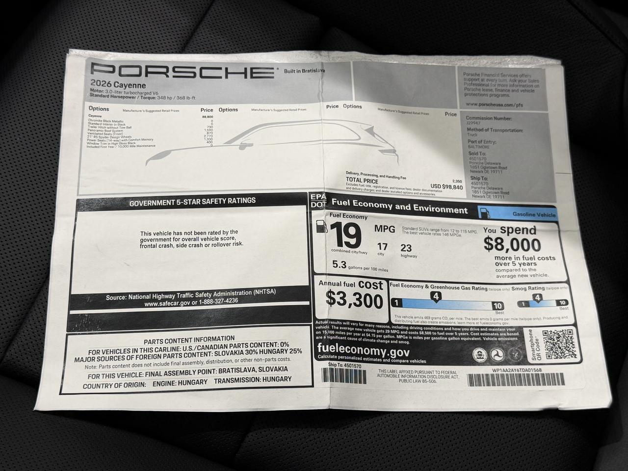 2026 Porsche Cayenne Newark DE
