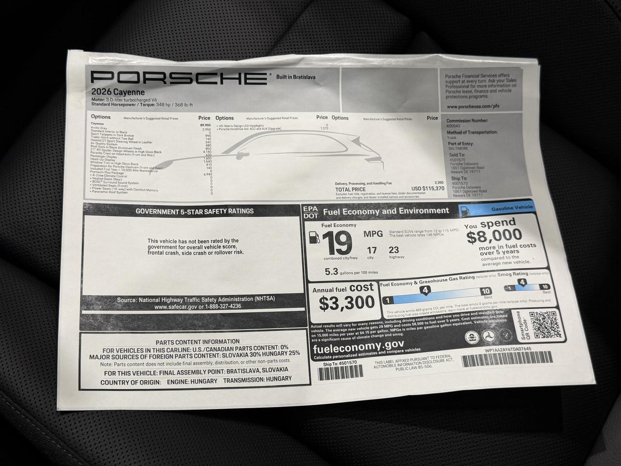 2026 Porsche Cayenne Newark DE