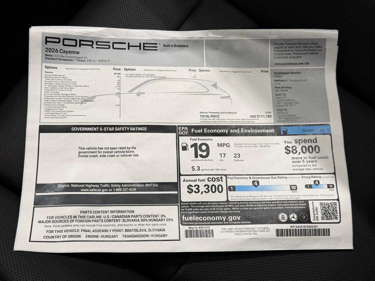 2026 Porsche Cayenne Newark DE