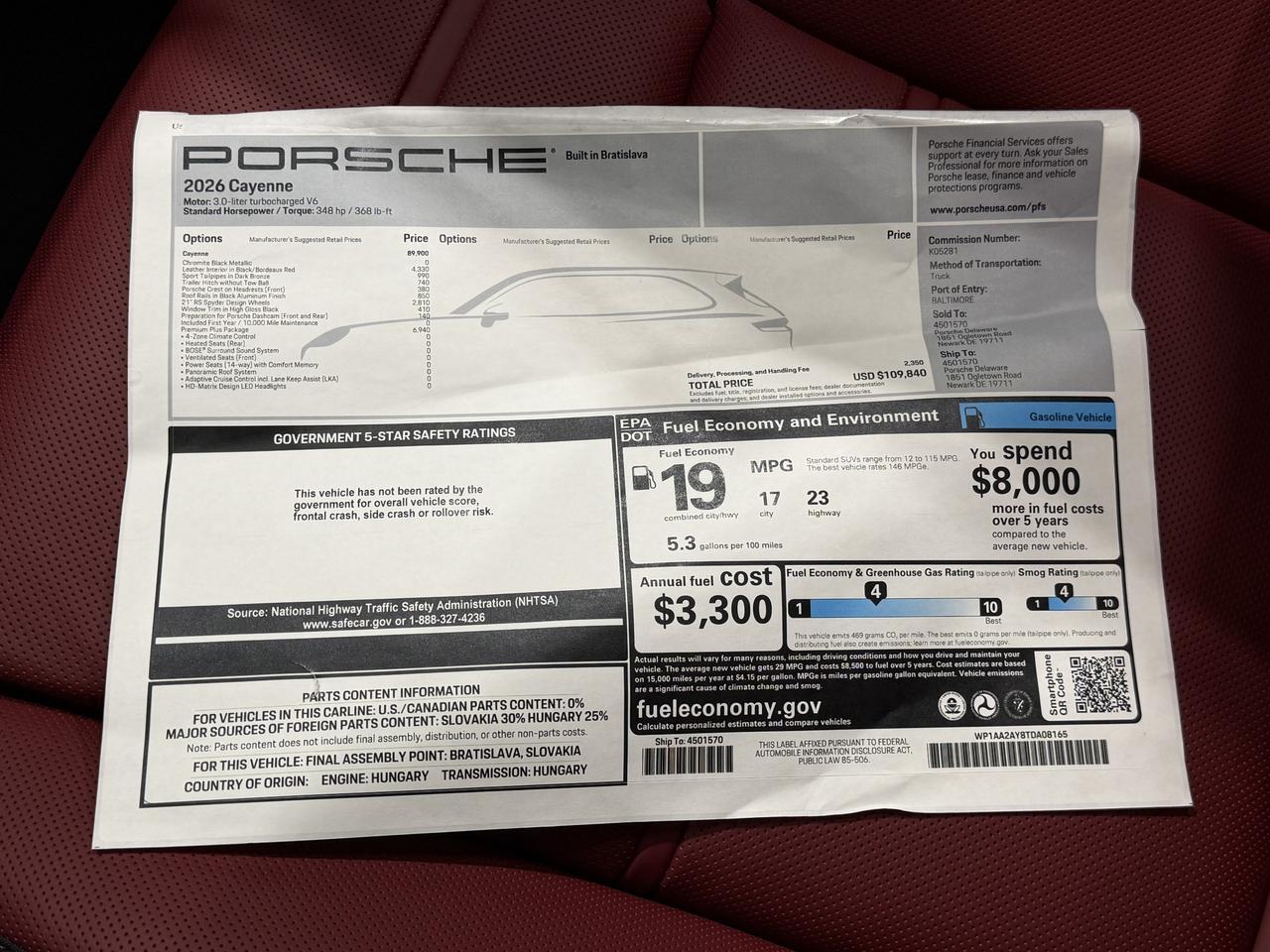 2026 Porsche Cayenne Newark DE