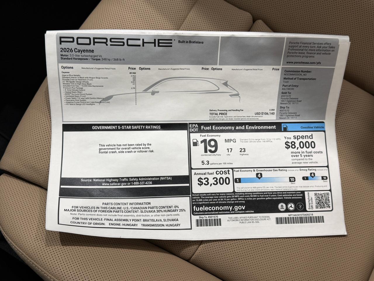 2026 Porsche Cayenne Newark DE