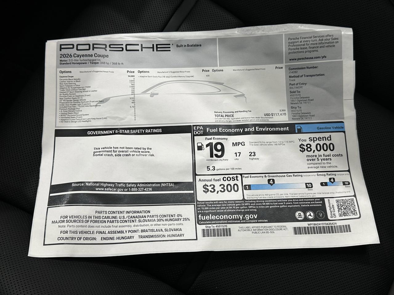 2026 Porsche Cayenne Newark DE