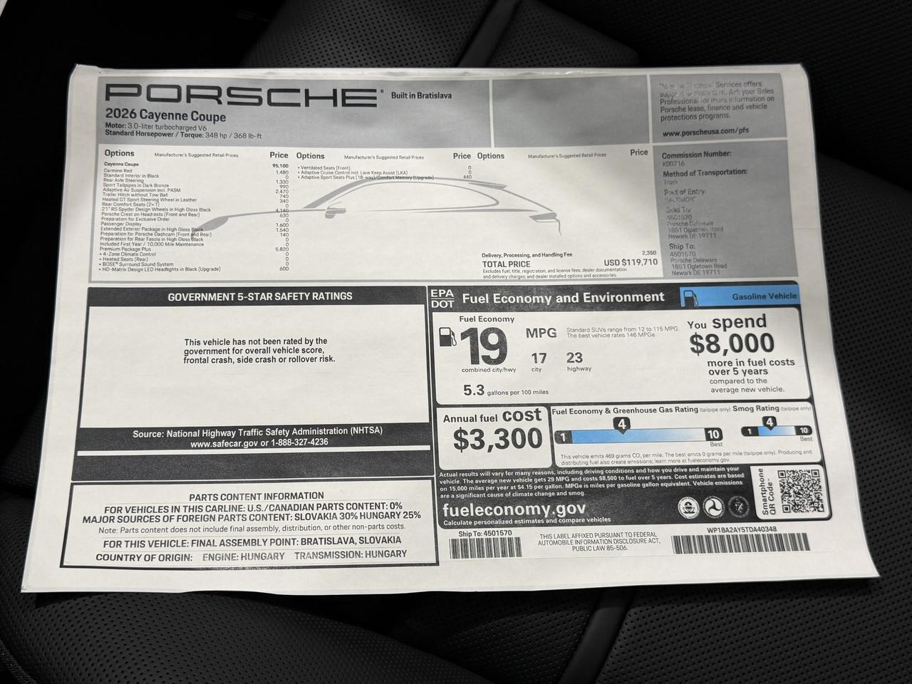 2026 Porsche Cayenne Newark DE