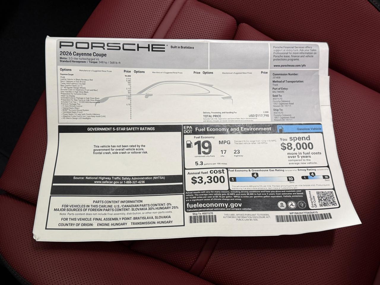 2026 Porsche Cayenne Newark DE