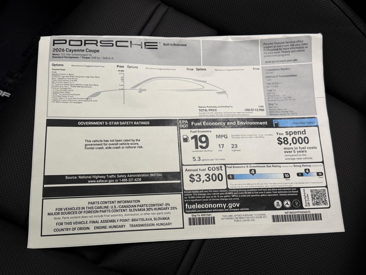 2026 Porsche Cayenne Newark DE