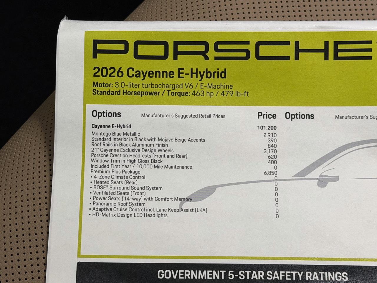 2026 Porsche Cayenne E-Hybrid Newark DE