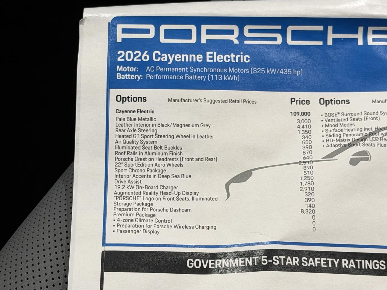 2026 Porsche Cayenne Electric Newark DE