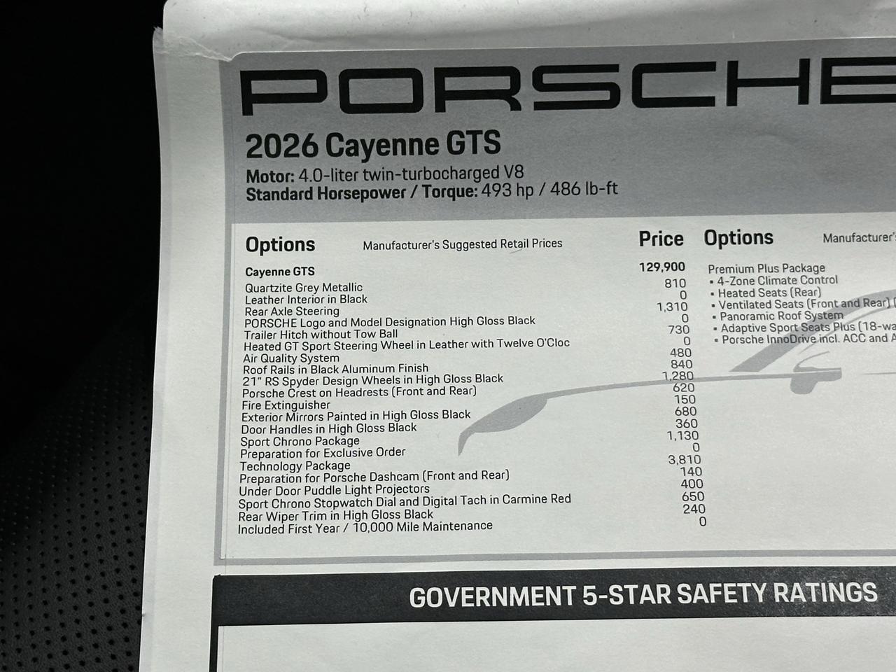 2026 Porsche Cayenne GTS Newark DE