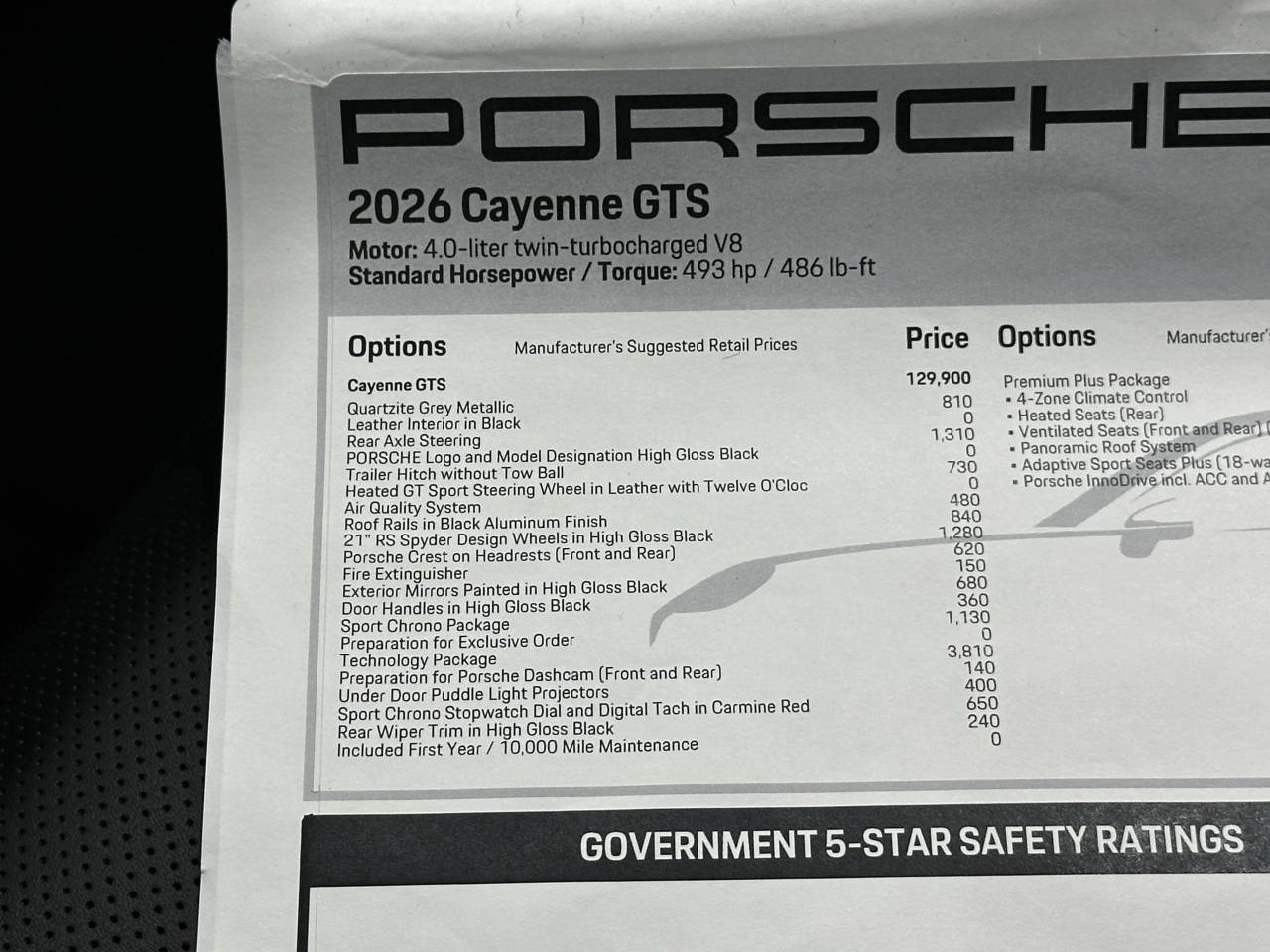 2026 Porsche Cayenne Gts Newark DE
