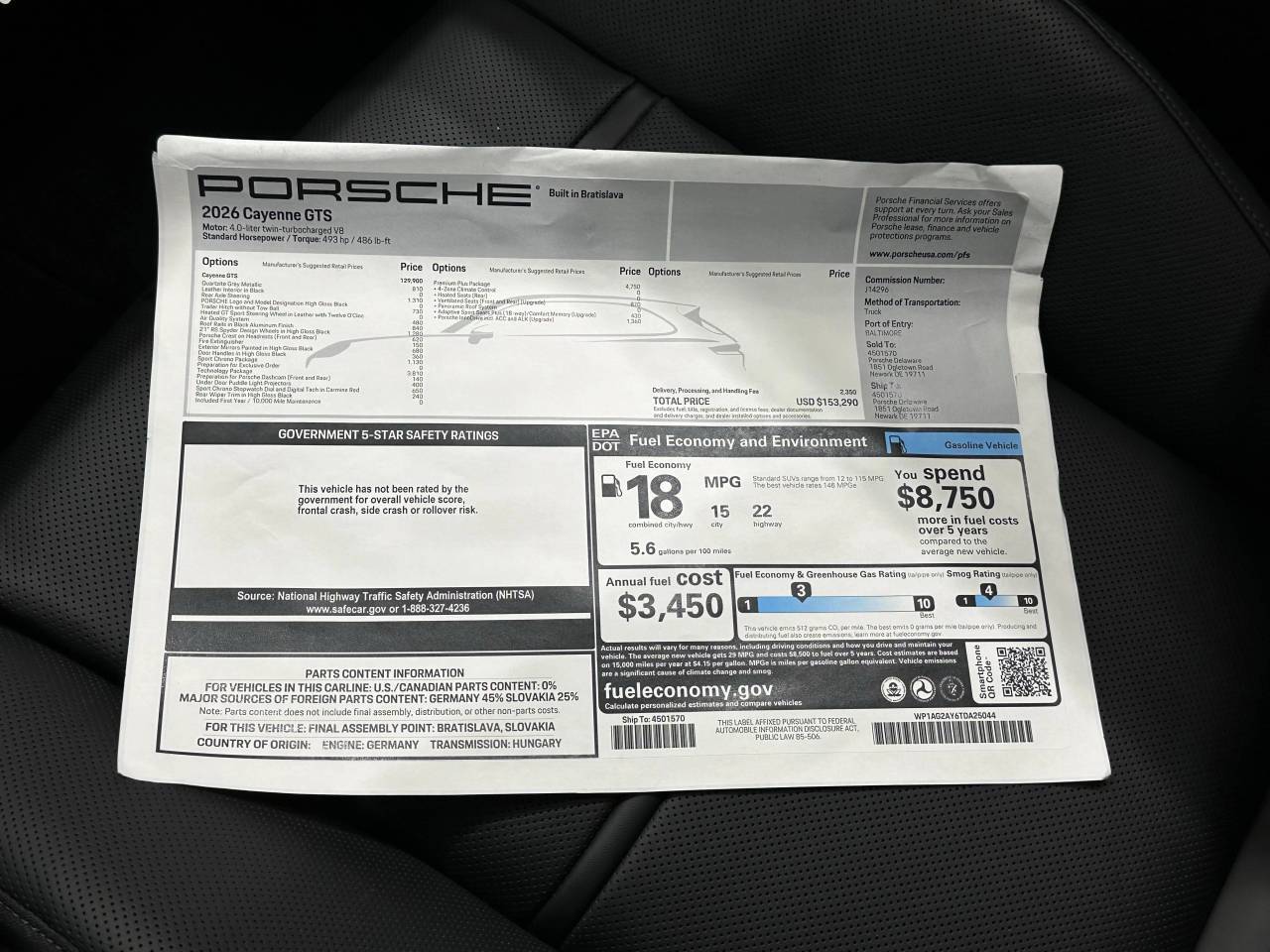 2026 Porsche Cayenne Gts Newark DE