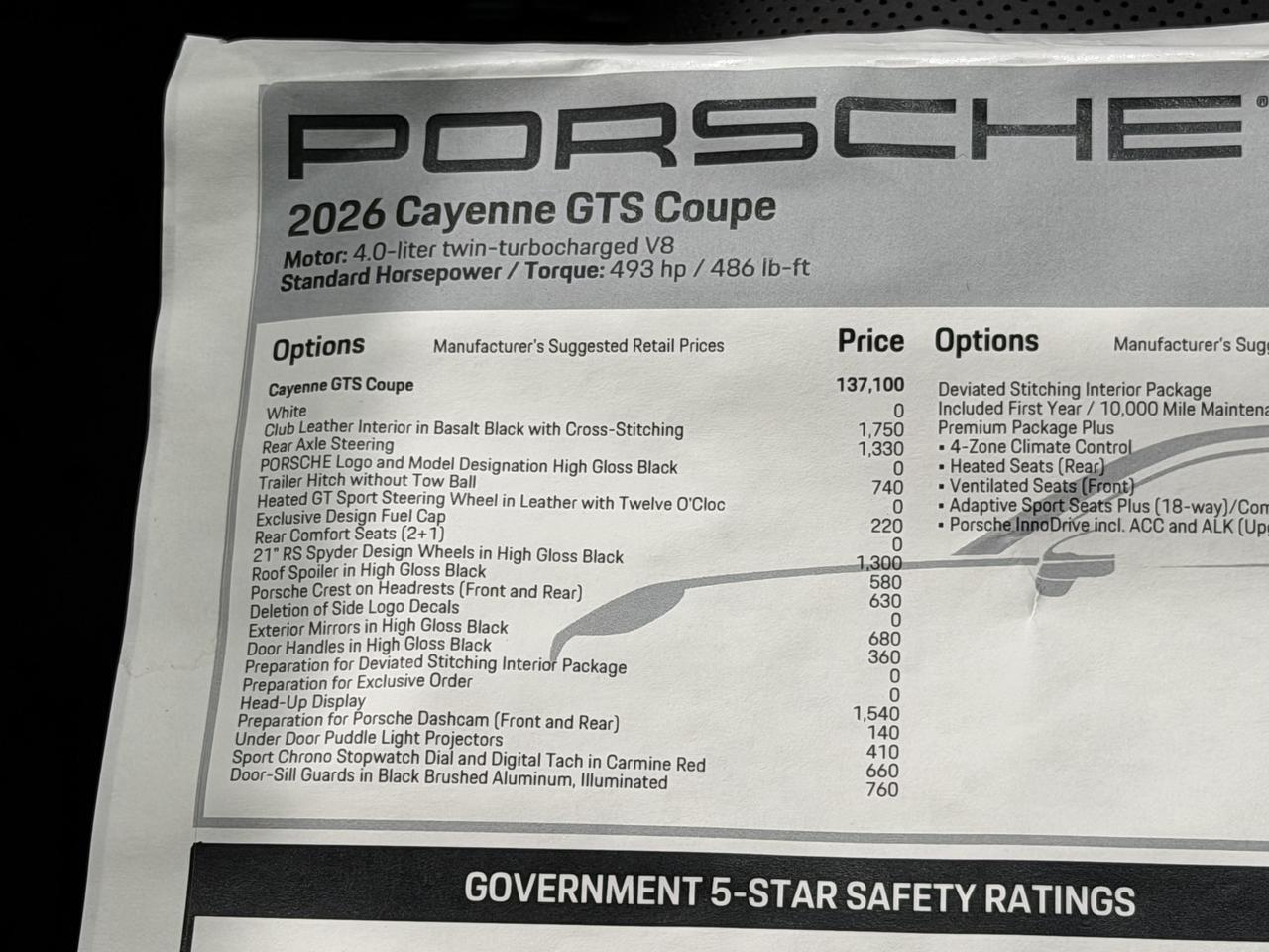 2026 Porsche Cayenne Gts Newark DE