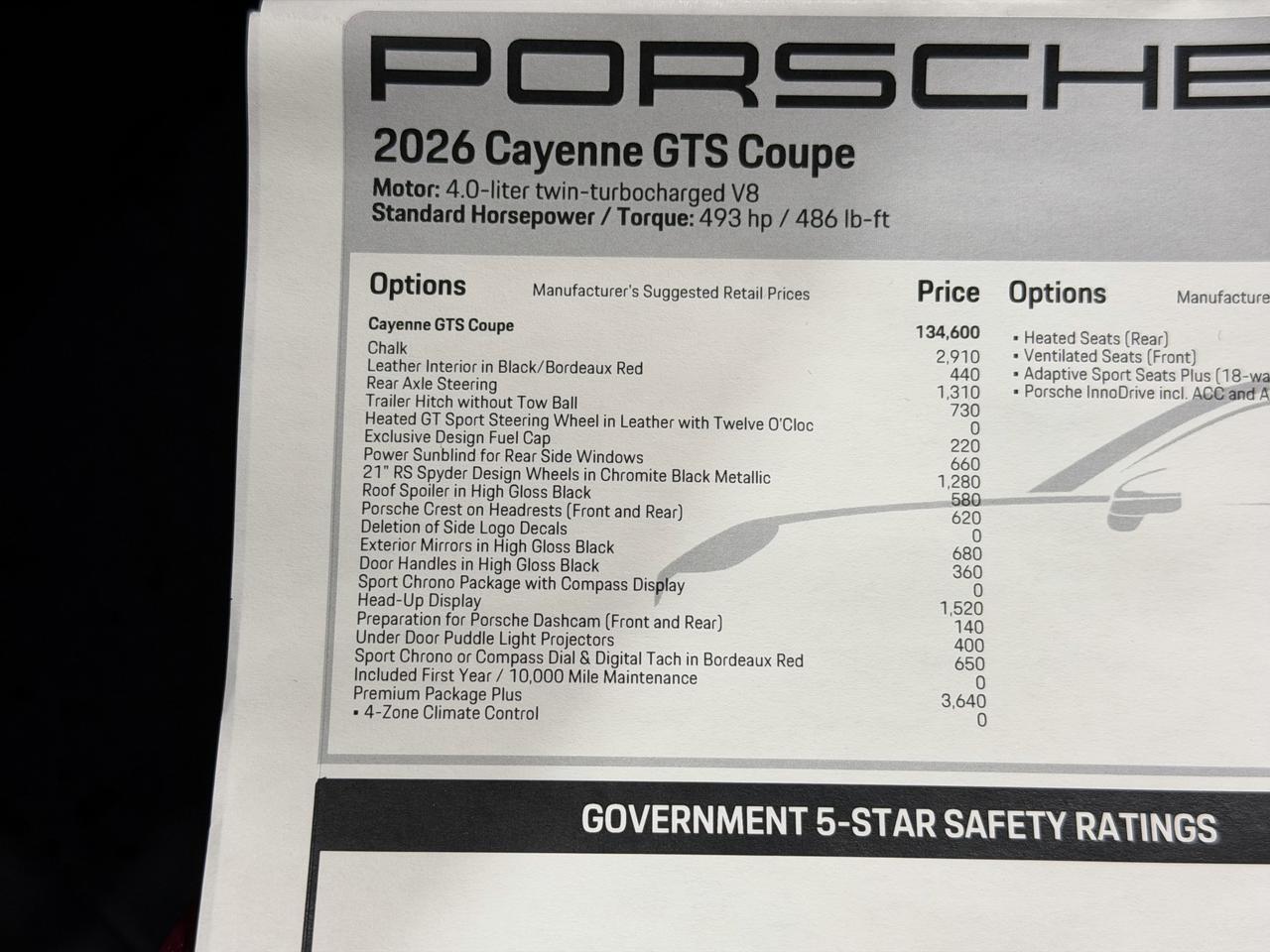 2026 Porsche Cayenne Gts Newark DE