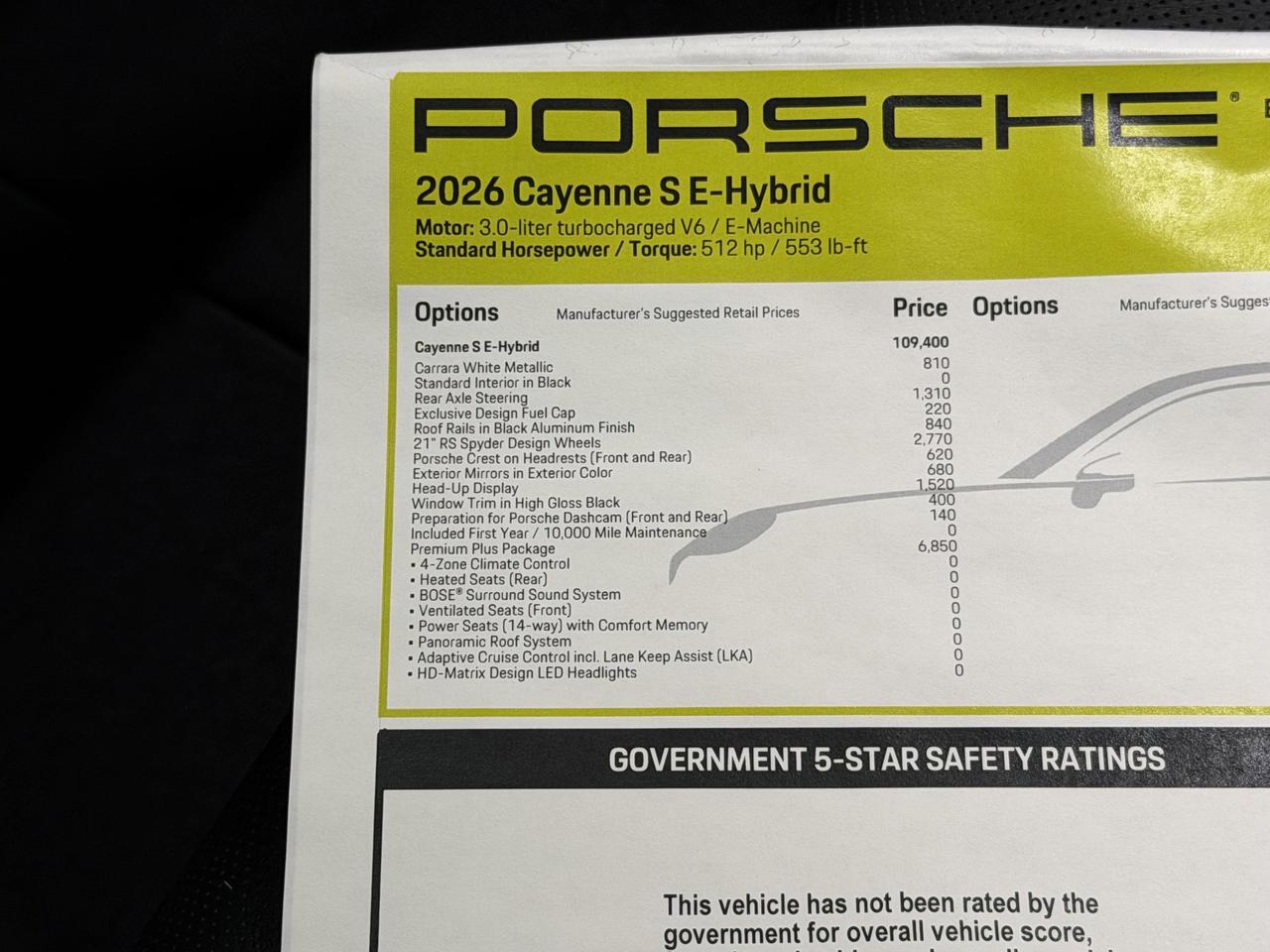 2026 Porsche Cayenne S E-Hybrid Newark DE