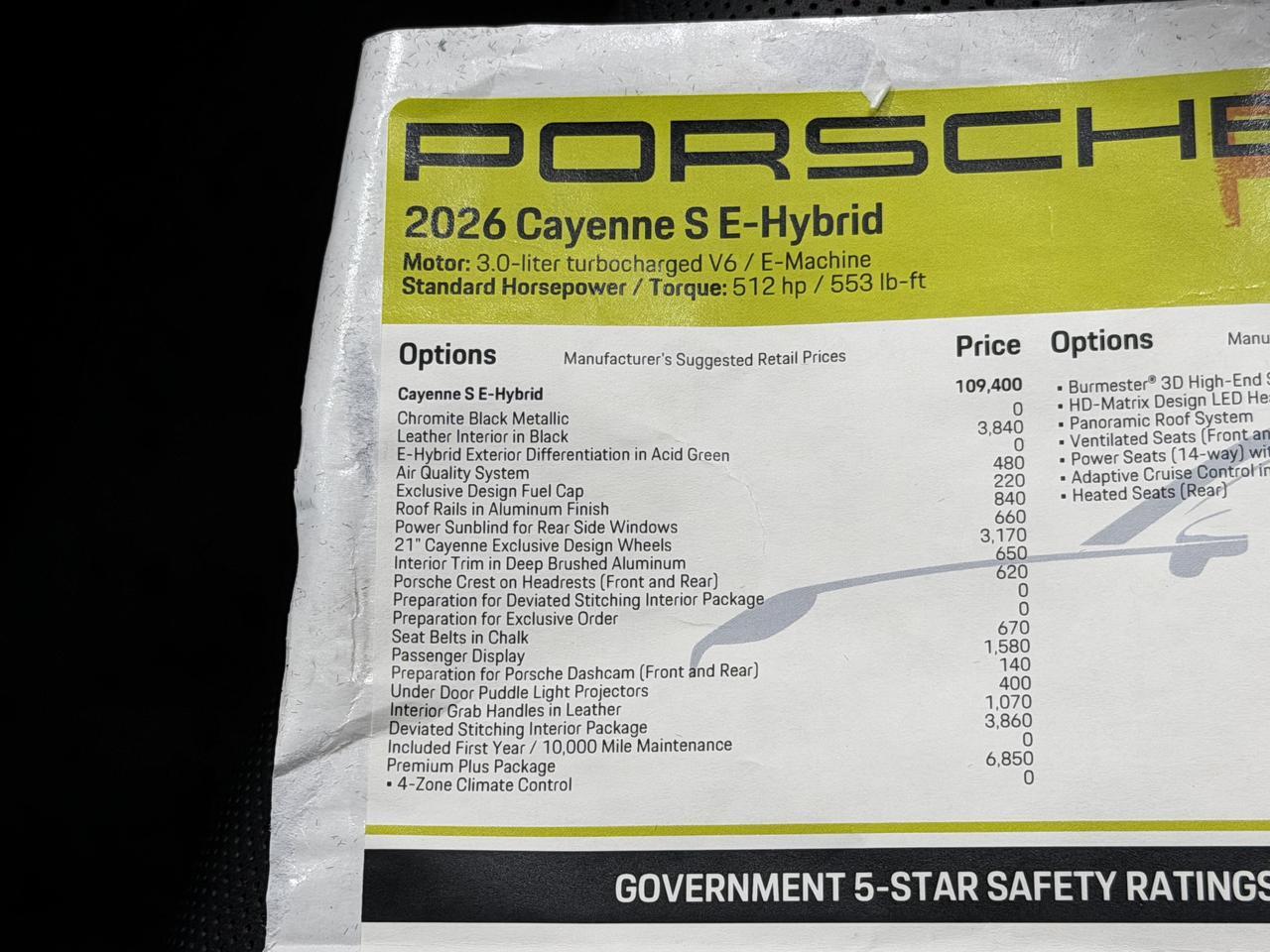 2026 Porsche Cayenne S E-Hybrid Newark DE