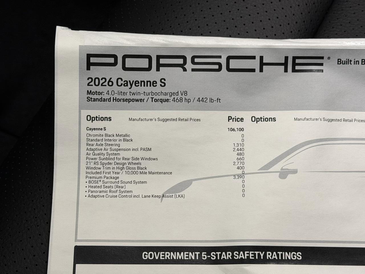 2026 Porsche Cayenne S Newark DE