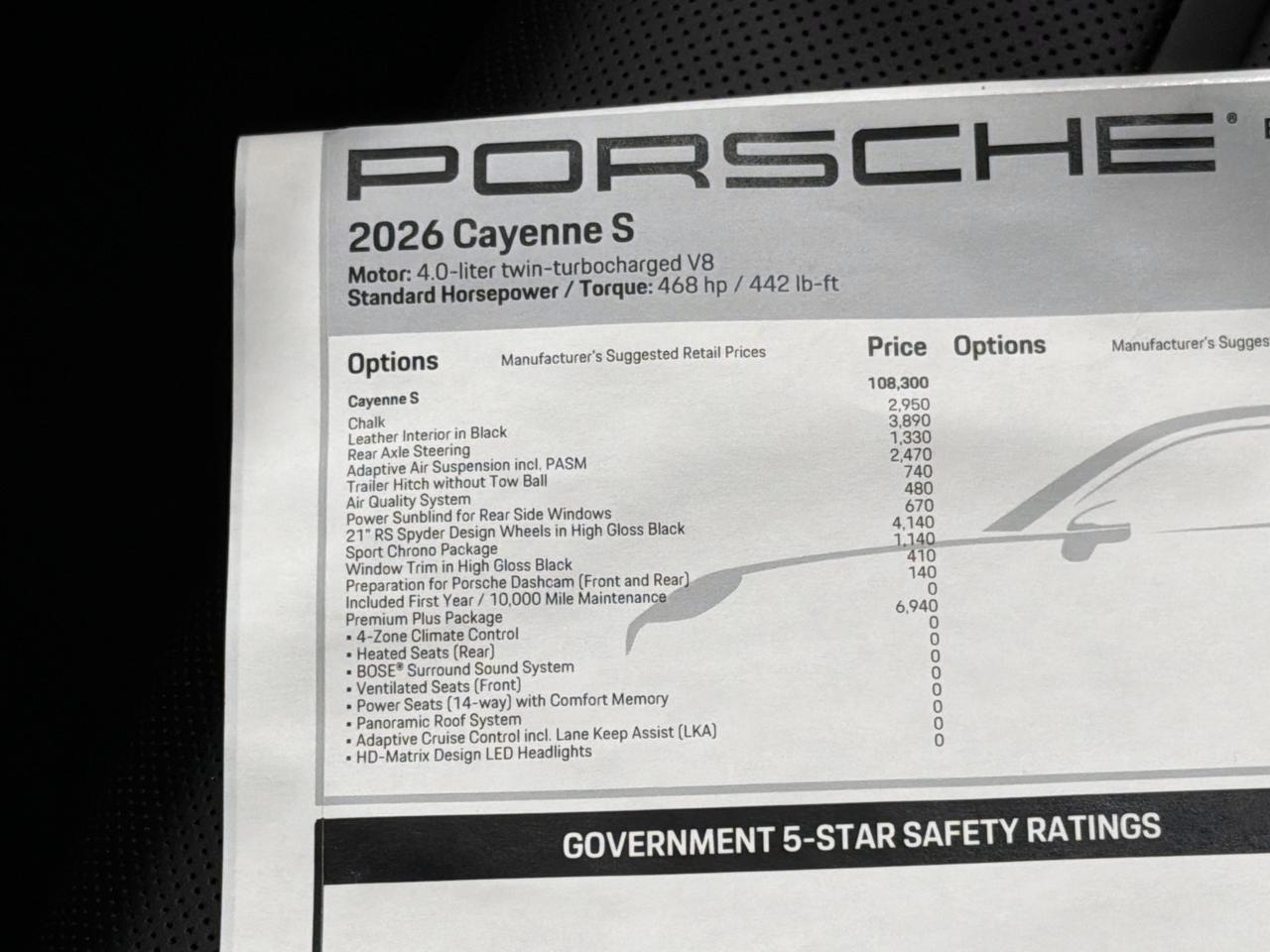 2026 Porsche Cayenne S Newark DE