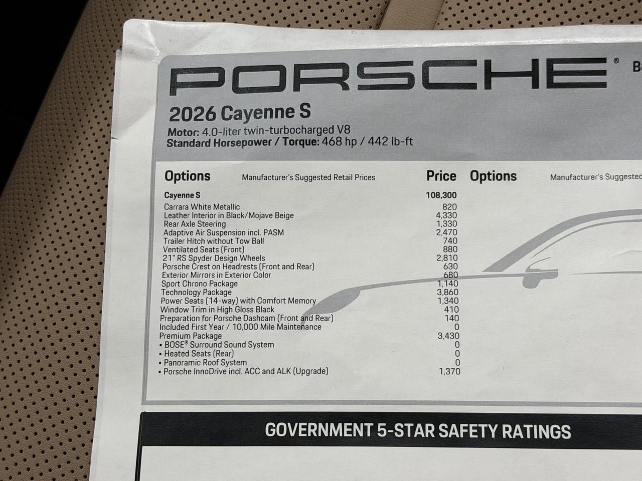 2026 Porsche Cayenne S Newark DE