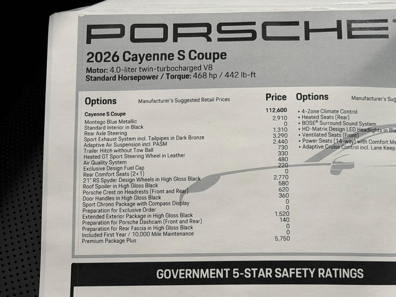 2026 Porsche Cayenne S Newark DE