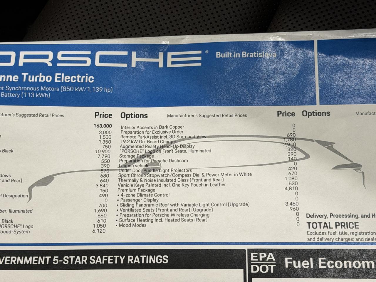 2026 Porsche Cayenne Turbo Electric Newark DE