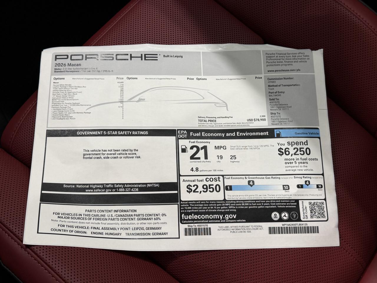 2026 Porsche Macan Newark DE
