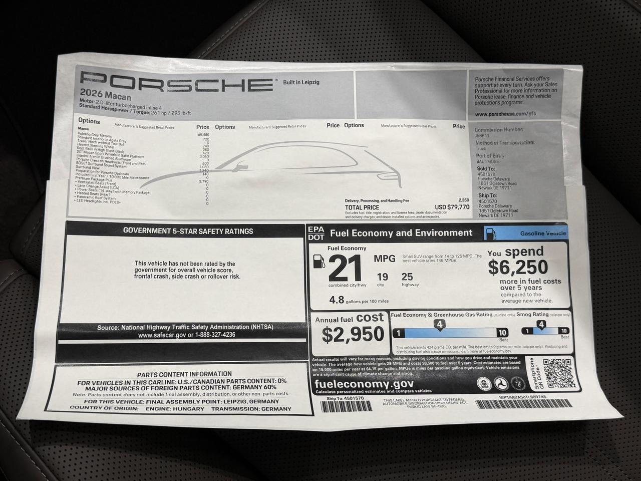 2026 Porsche Macan Newark DE