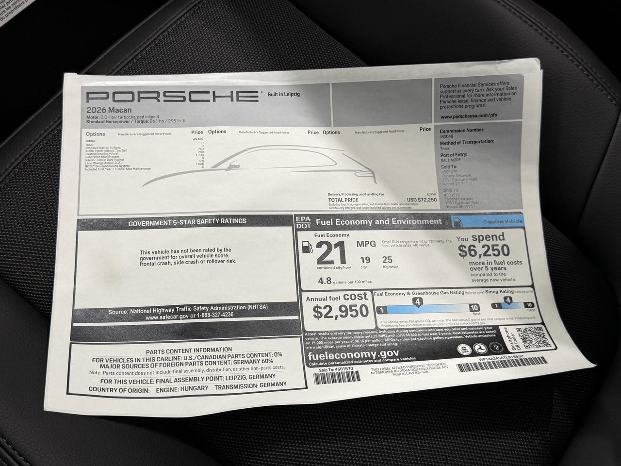 2026 Porsche Macan Newark DE
