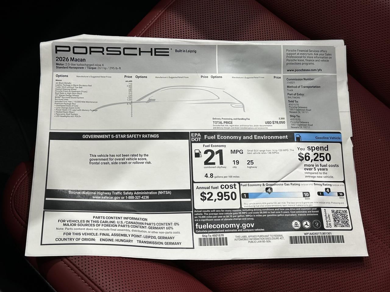 2026 Porsche Macan Newark DE