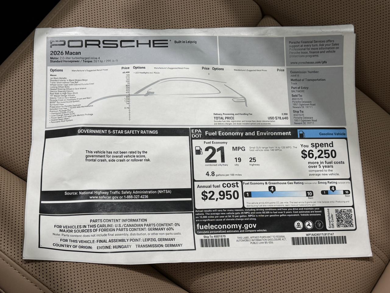 2026 Porsche Macan Newark DE