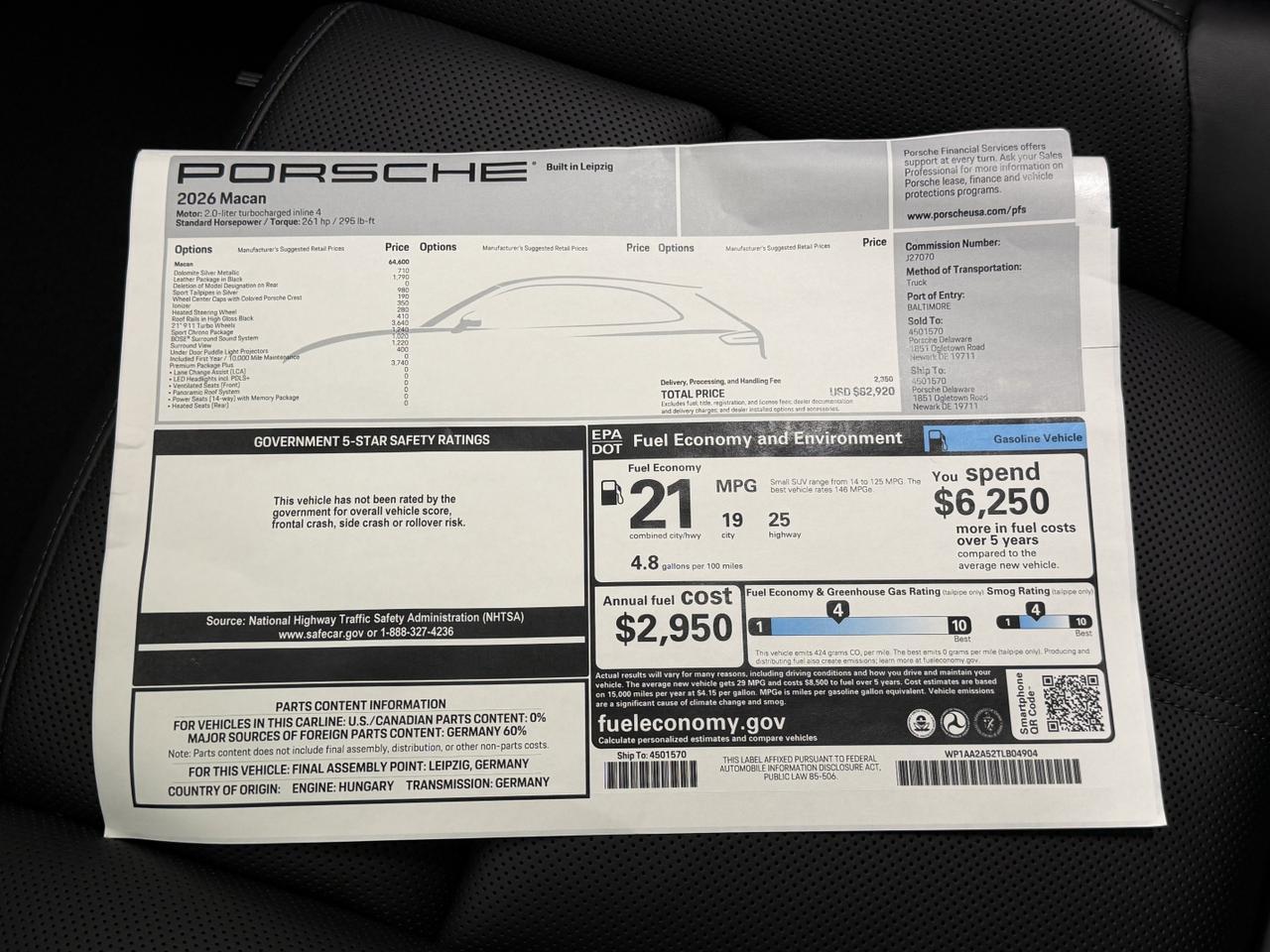 2026 Porsche Macan Newark DE