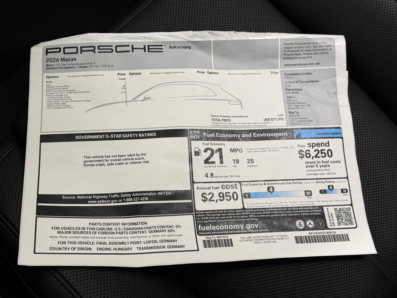 2026 Porsche Macan Newark DE