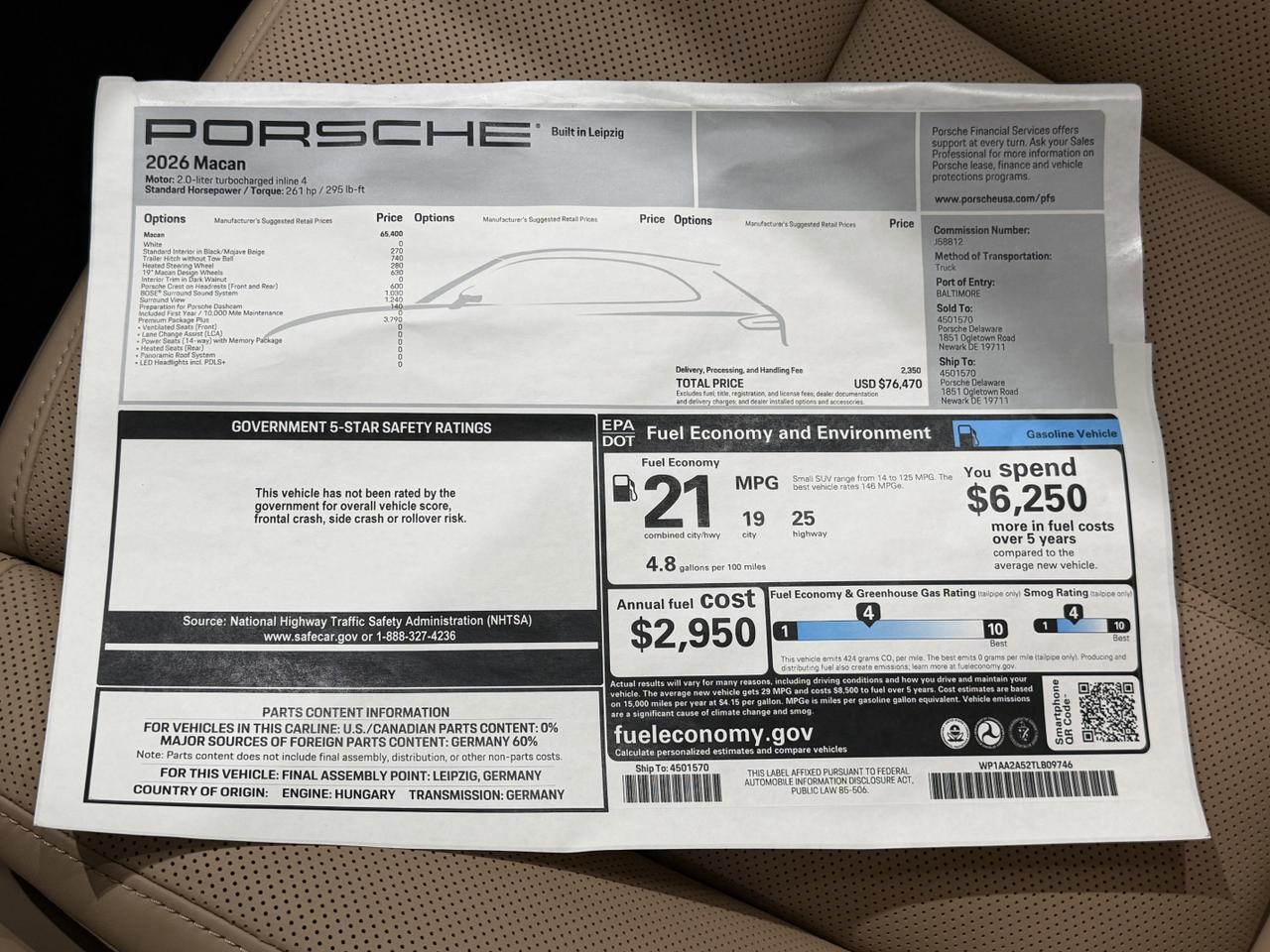 2026 Porsche Macan Newark DE