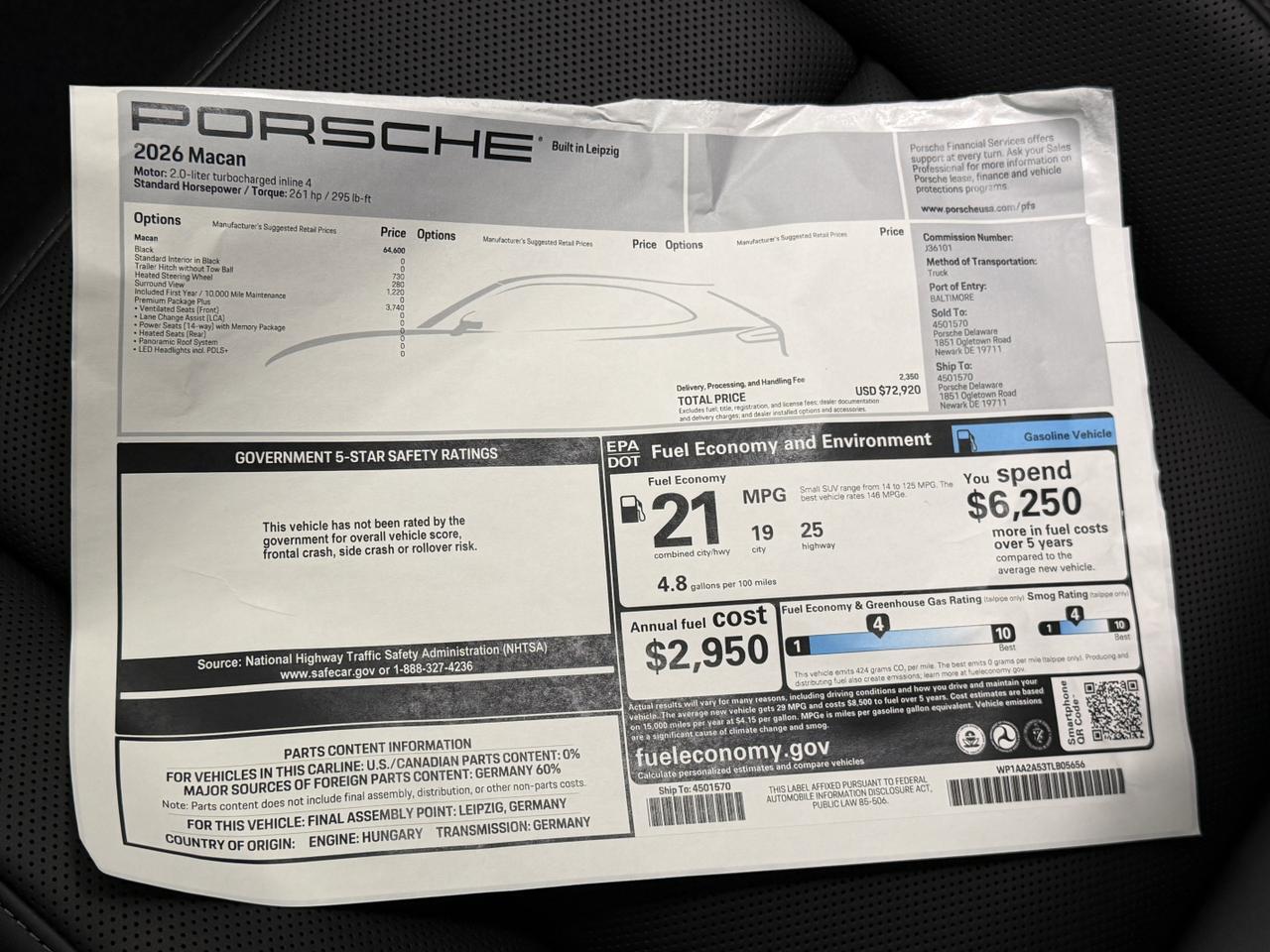 2026 Porsche Macan Newark DE