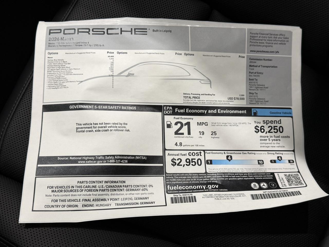 2026 Porsche Macan Newark DE