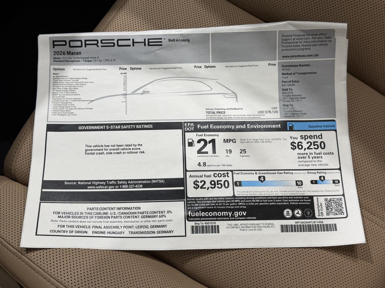 2026 Porsche Macan Newark DE