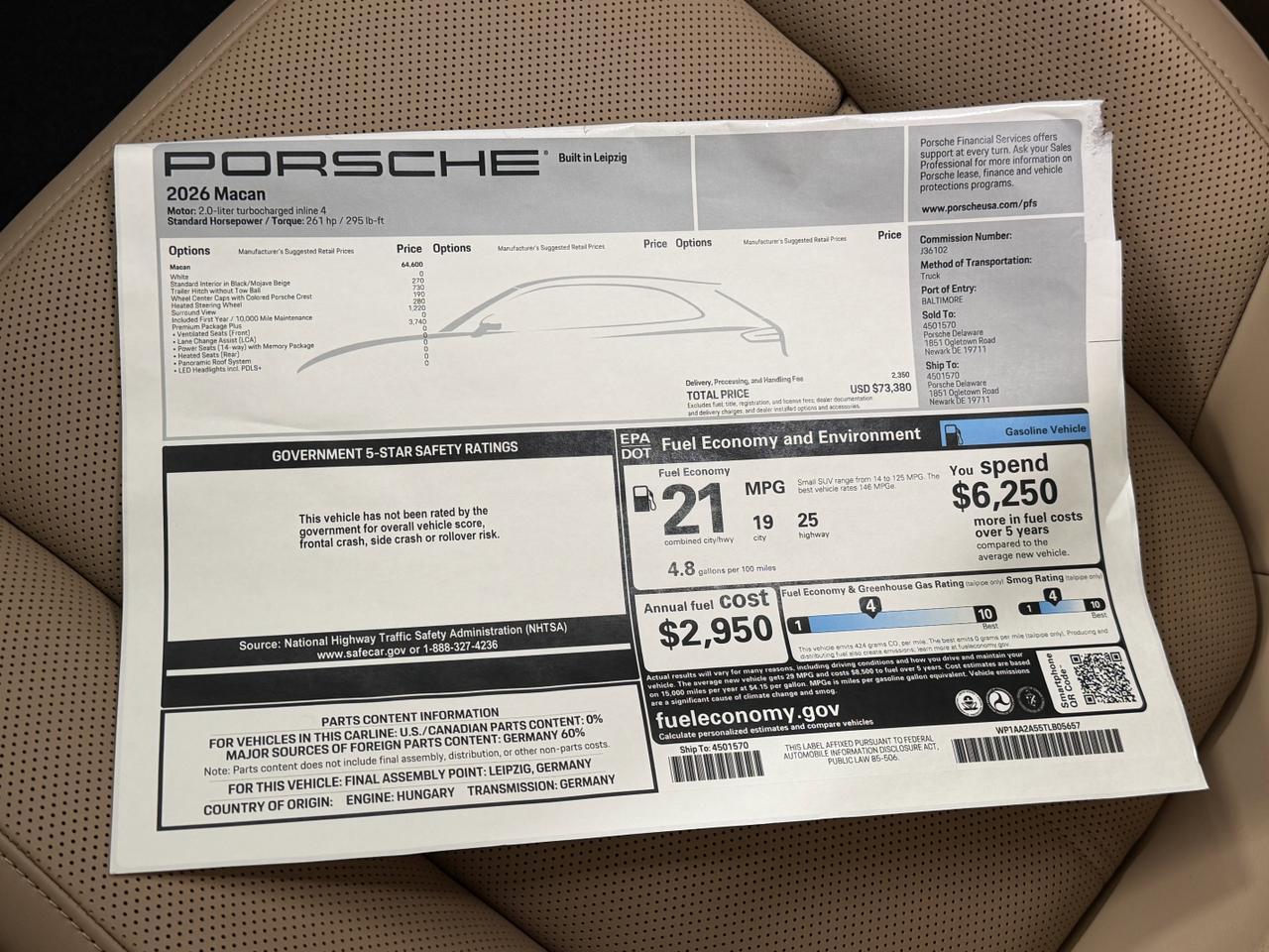 2026 Porsche Macan Newark DE