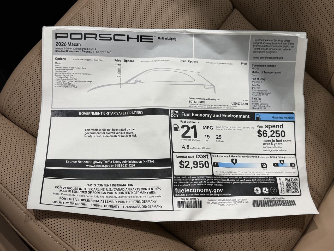 2026 Porsche Macan Newark DE