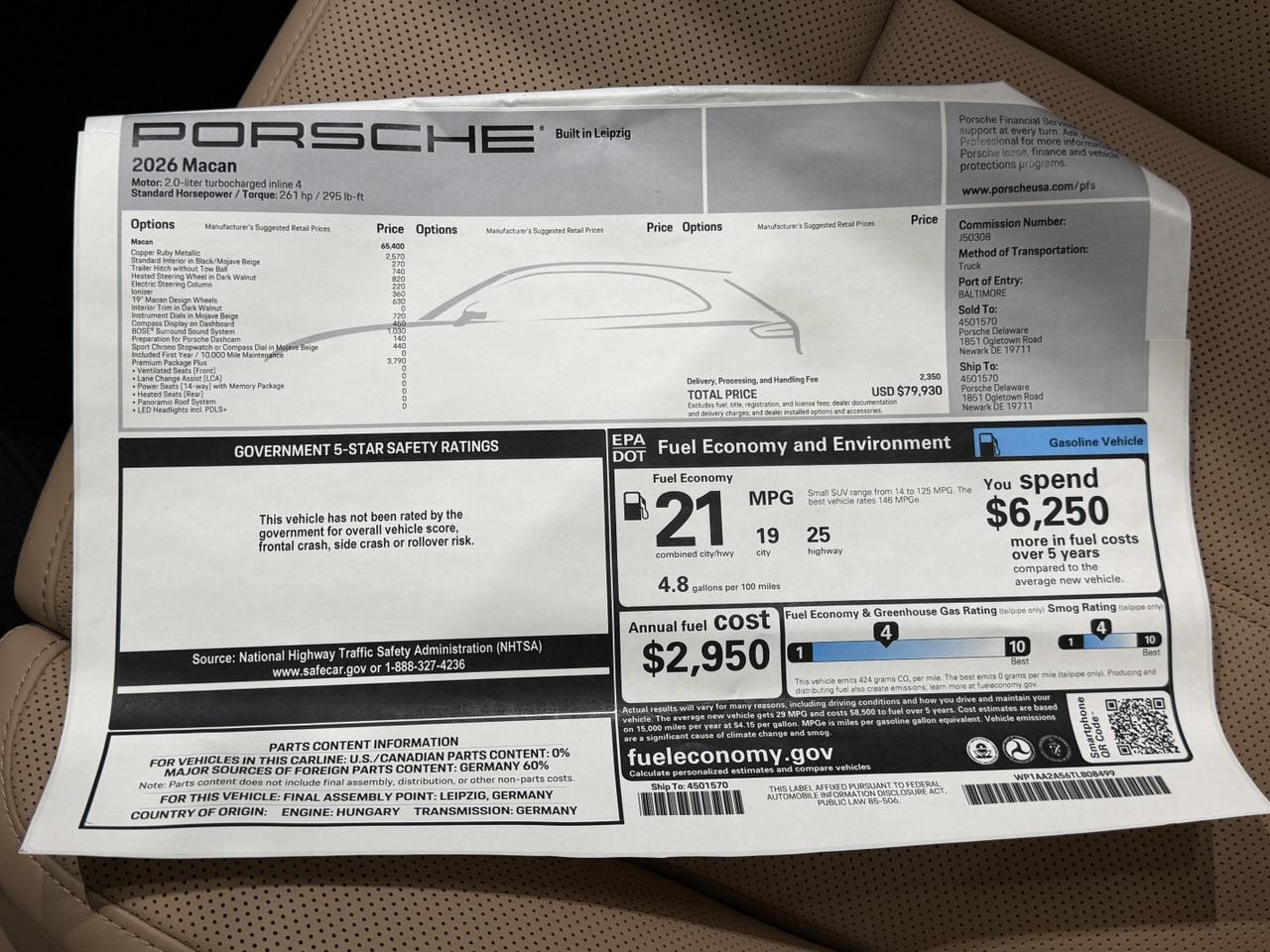 2026 Porsche Macan Newark DE