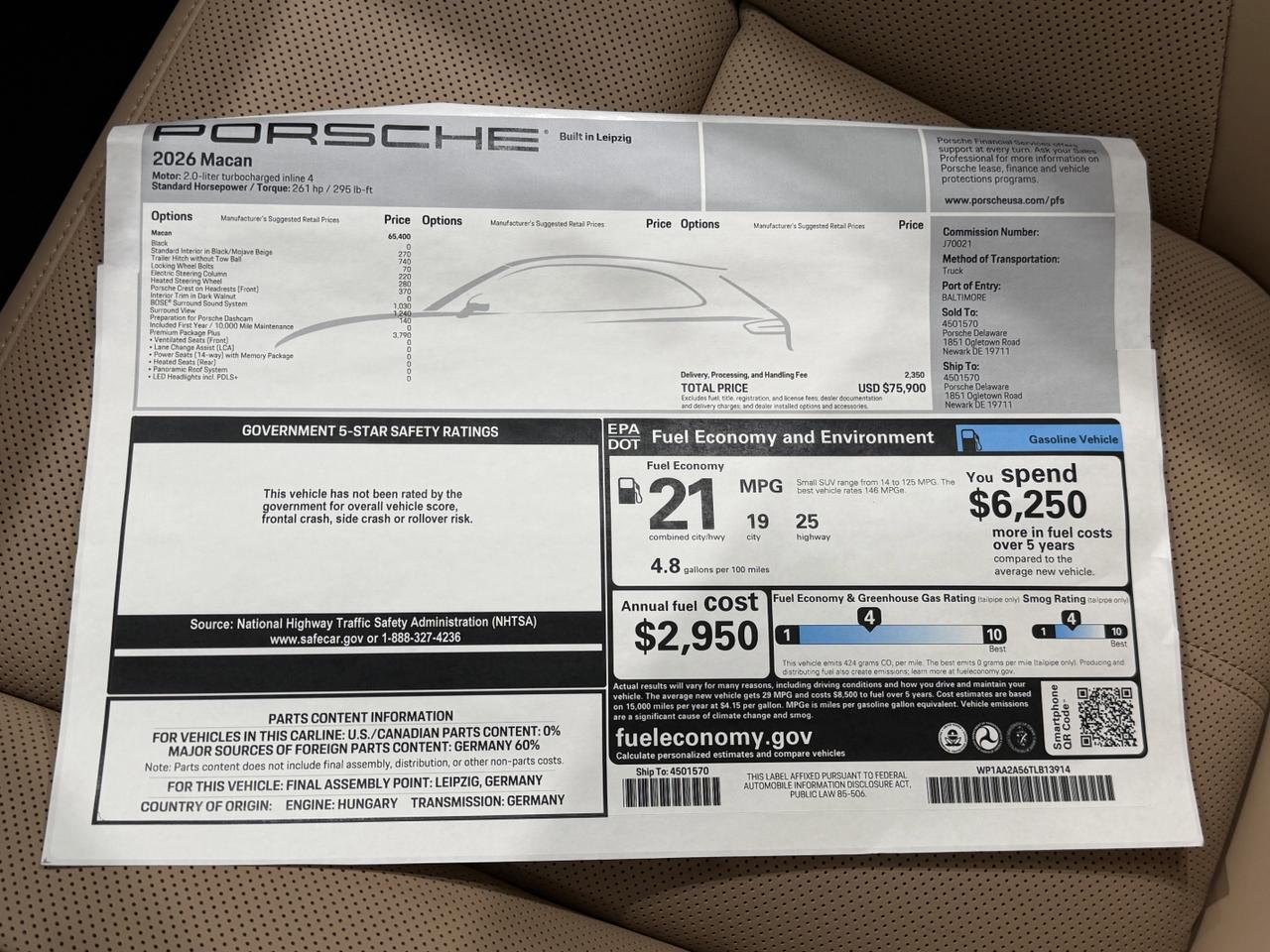 2026 Porsche Macan Newark DE