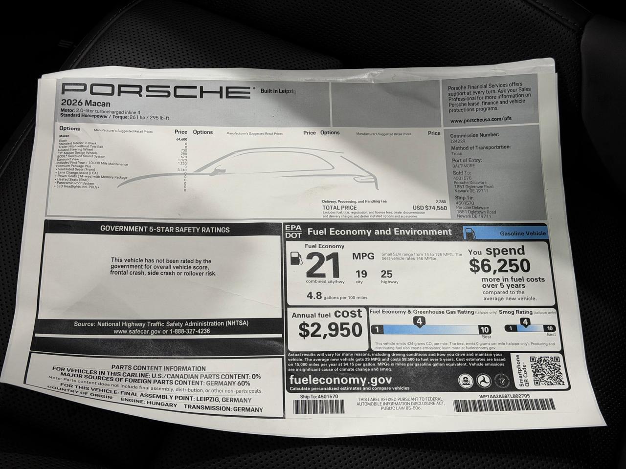 2026 Porsche Macan Newark DE