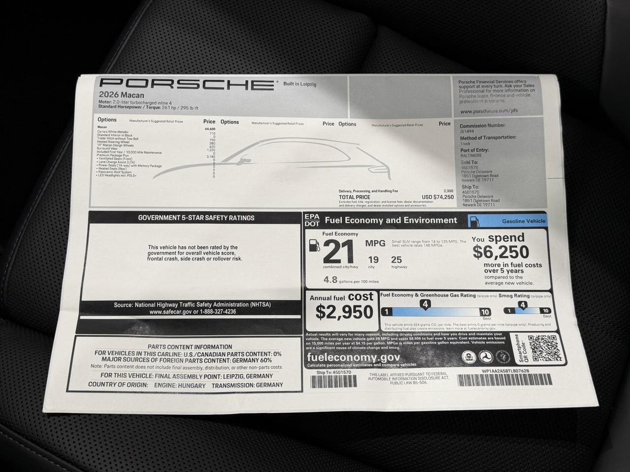 2026 Porsche Macan Newark DE