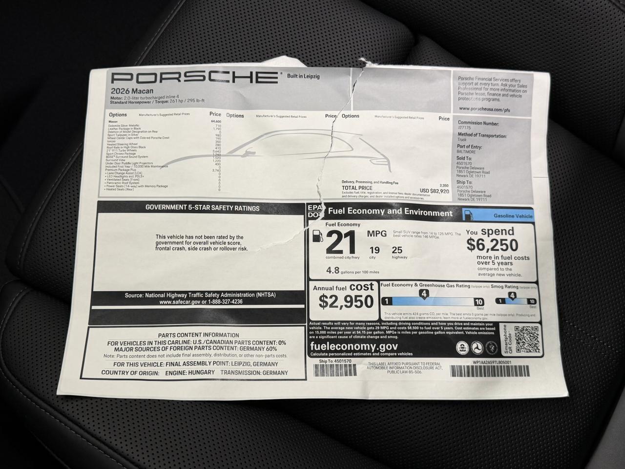 2026 Porsche Macan Newark DE