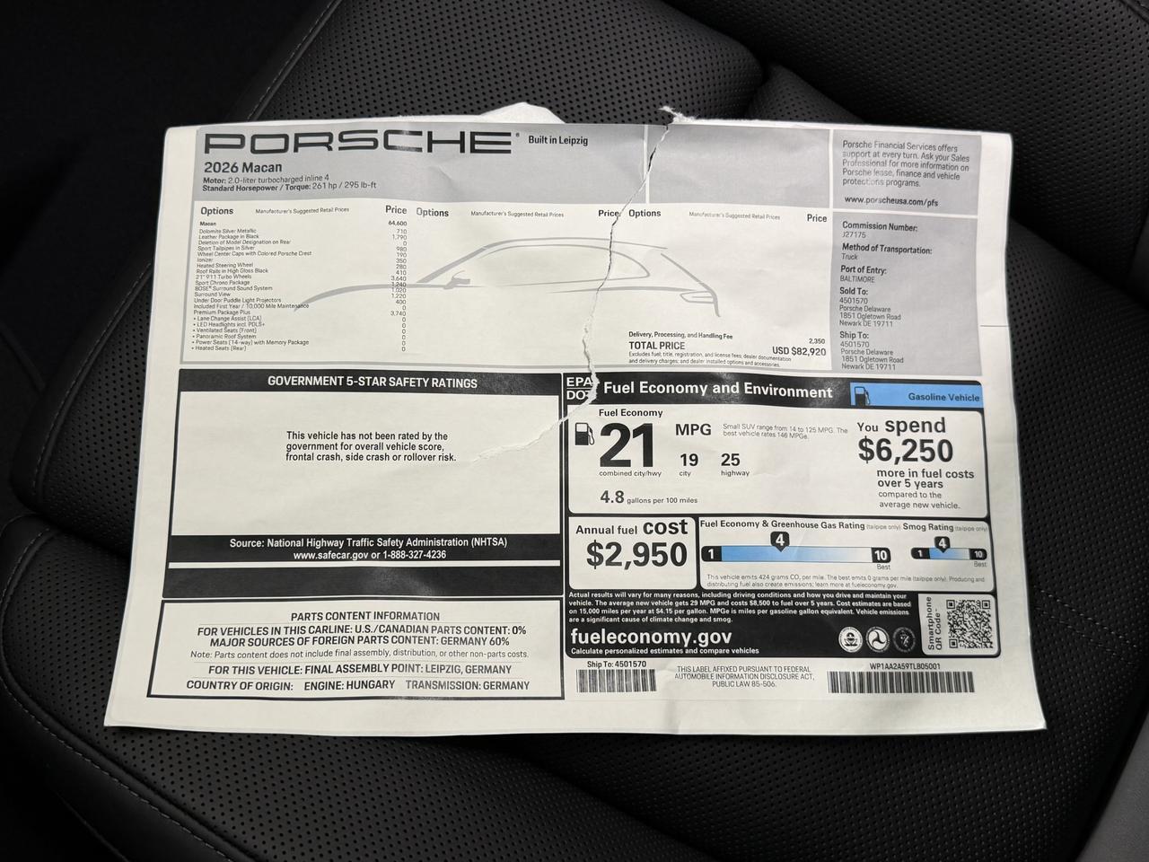 2026 Porsche Macan Newark DE