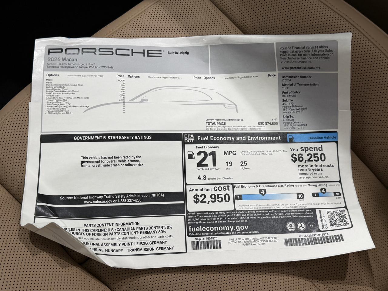 2026 Porsche Macan Newark DE