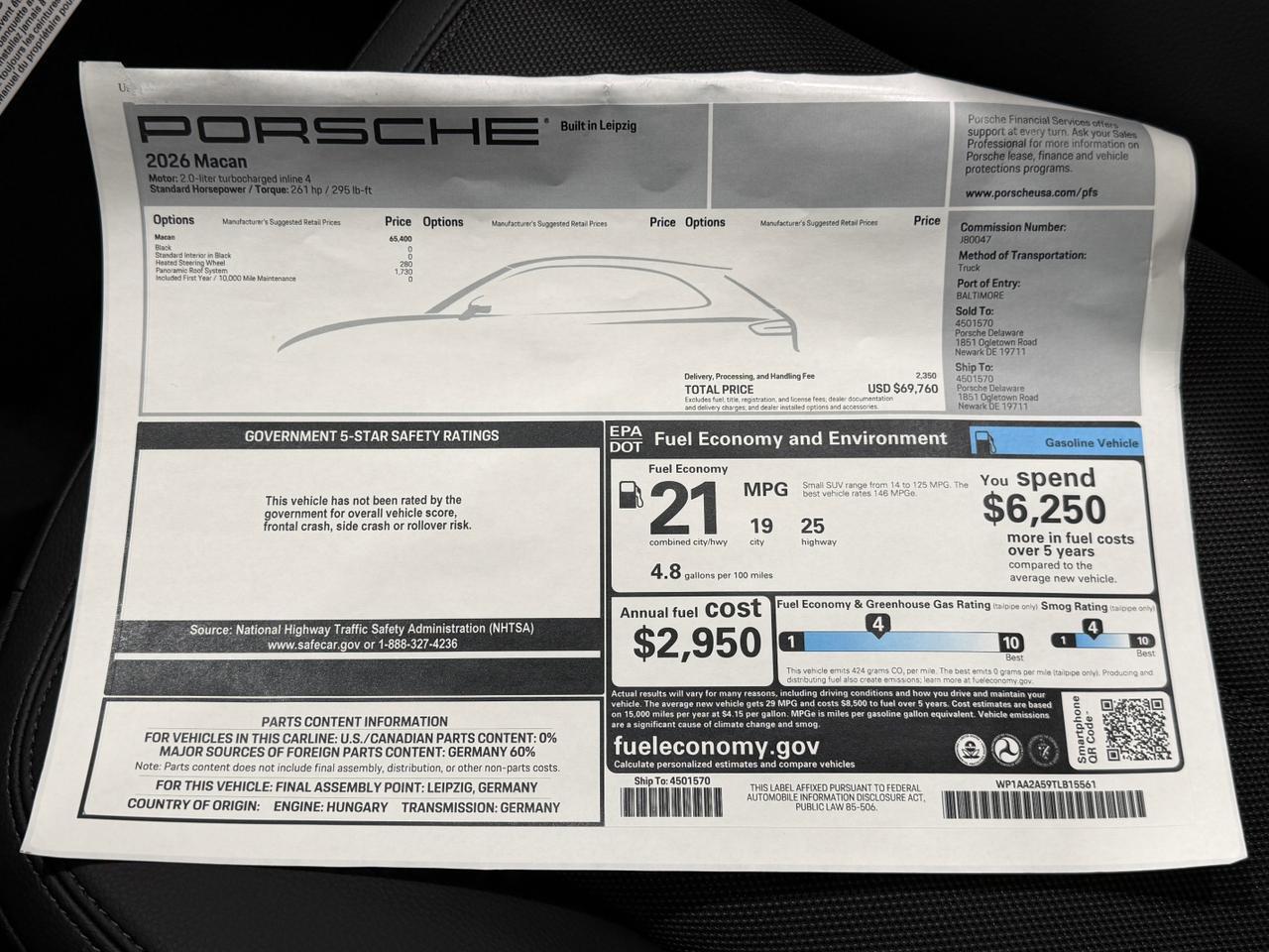 2026 Porsche Macan Newark DE